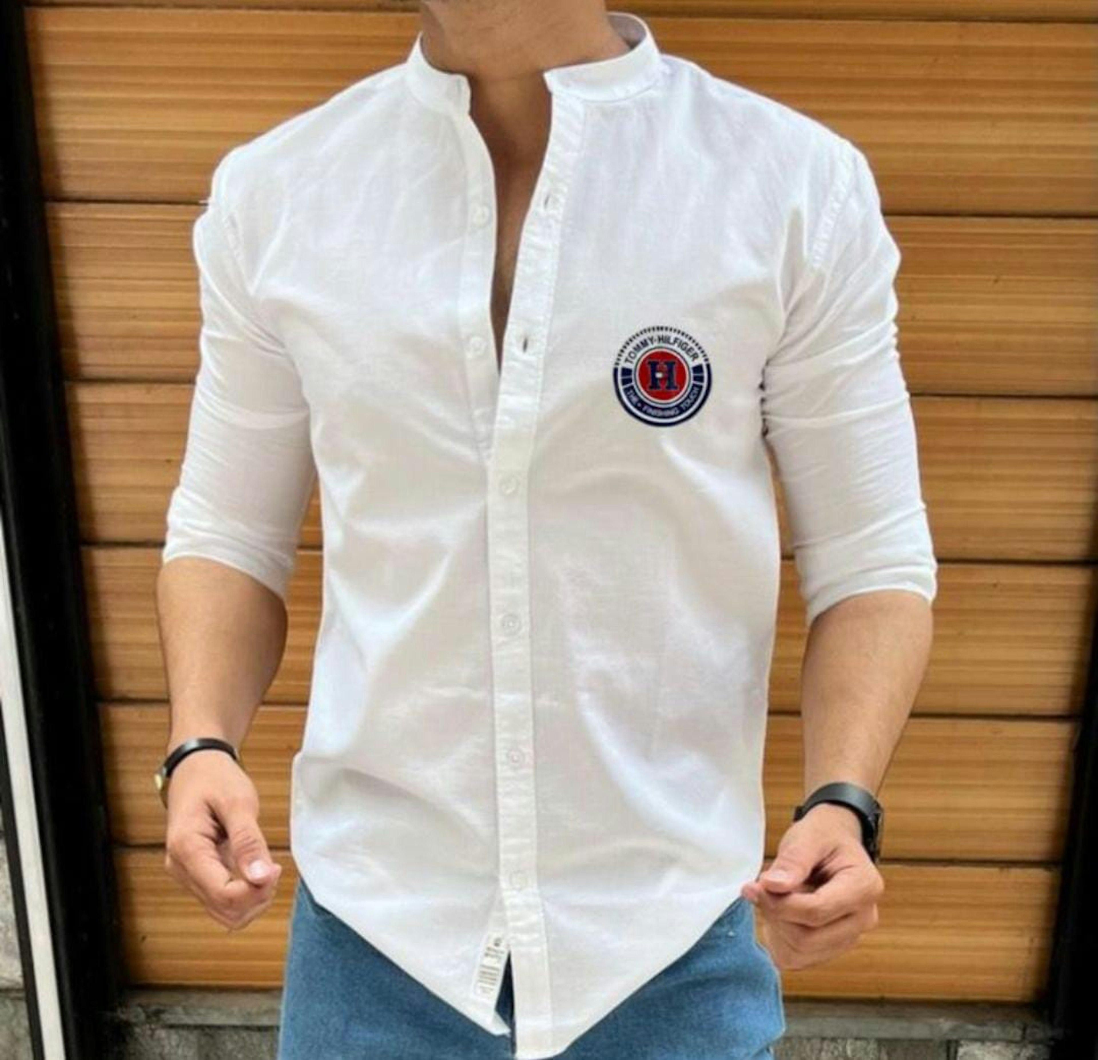 View - Tommy Hilfiger Shirt photos, Tommy Hilfiger Shirt available in Ahmedabad, make deal in 450